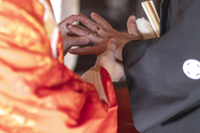 Cérémonie de mariage japonaise à Kyoto
